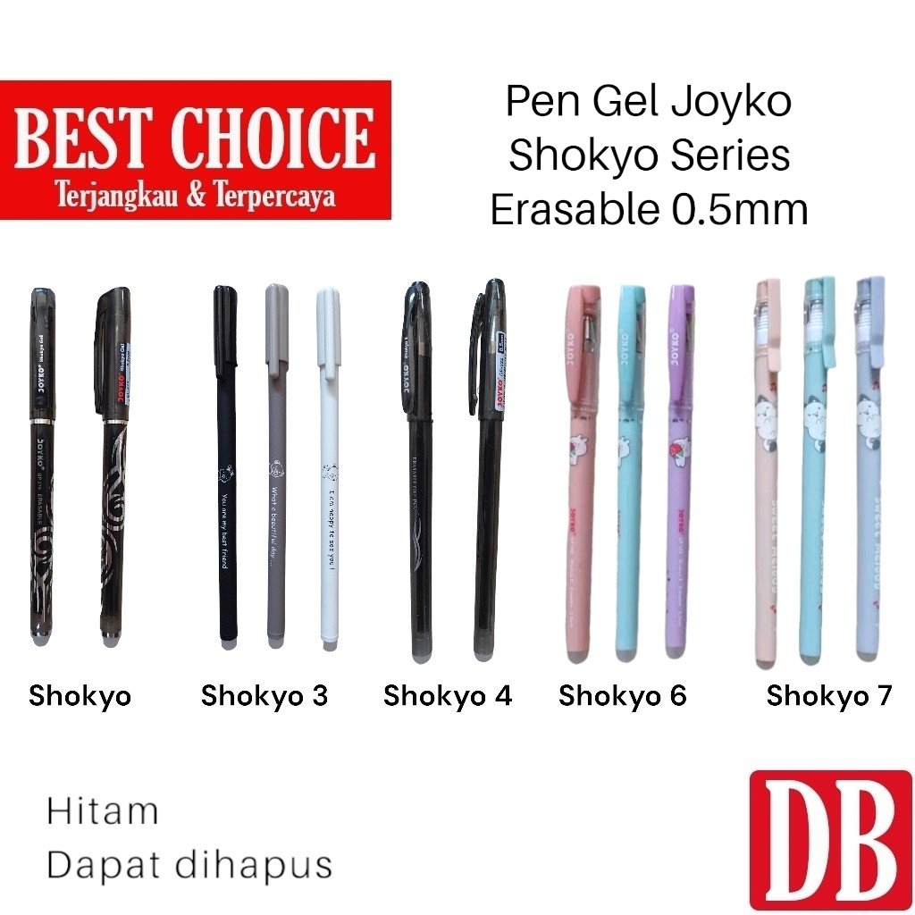 Jual Erasable Gel Pen / Pulpen Fancy Lucu Hapus (bisa dihapus) Joyko ...