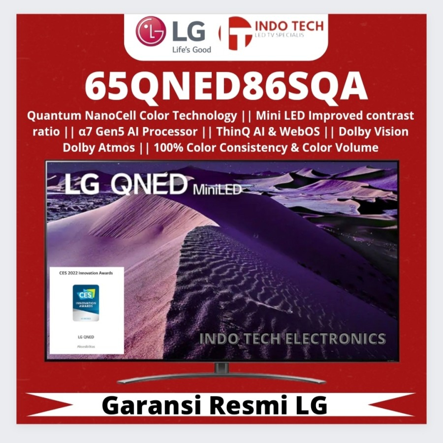 Jual LG QNED 65QNED86SQA Mini LED Smart TV UHD 4K 65 inch 65QNED86 ...