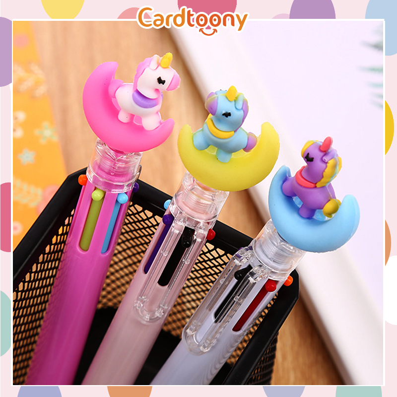 Jual Pulpen 6 warna kuda unicorn flamingo angsa pen imut lucu pena ...