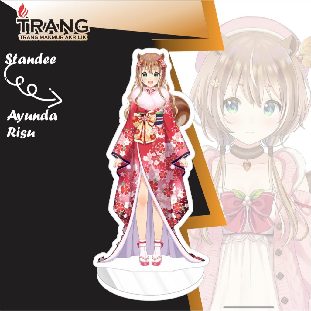 Jual Standee Figure Akrilik Ayunda Risu Hololive / Standing Action ...