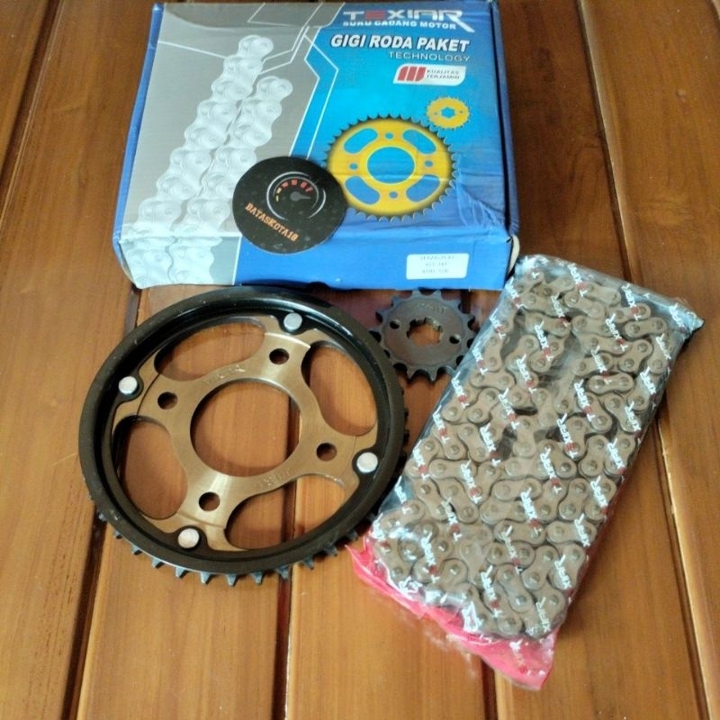 Jual Gir set gear paket 14T41T Honda Verza 150 texiar Shopee Indonesia