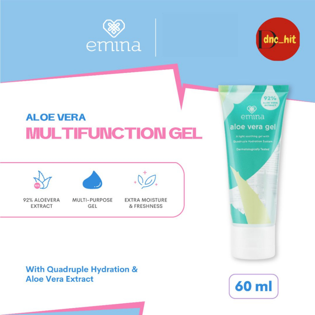 Jual Emina Aloe Vera Gel 60 ml Shopee Indonesia