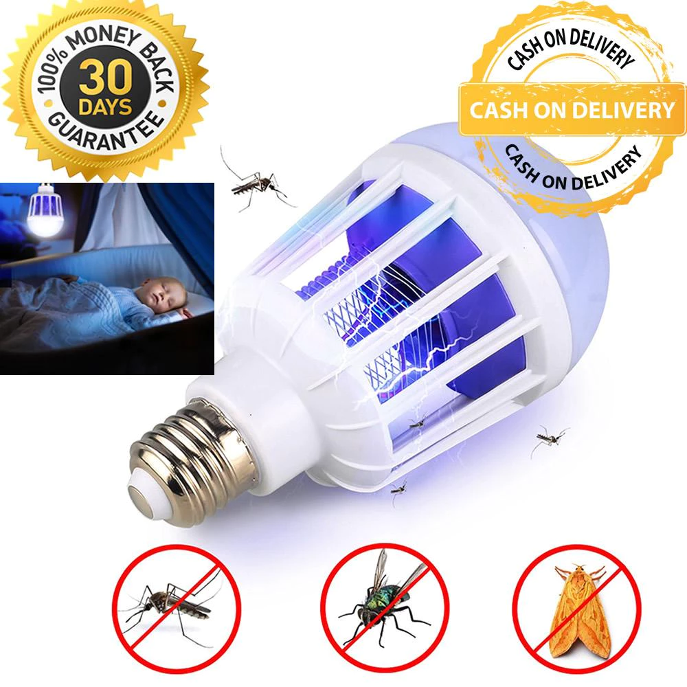 Lampu Bohlam Mitsuyama 2 in 1 MS 9225 Lampu Penerangan dan Perangkap Nyamuk Hemat Energi | AutoStock