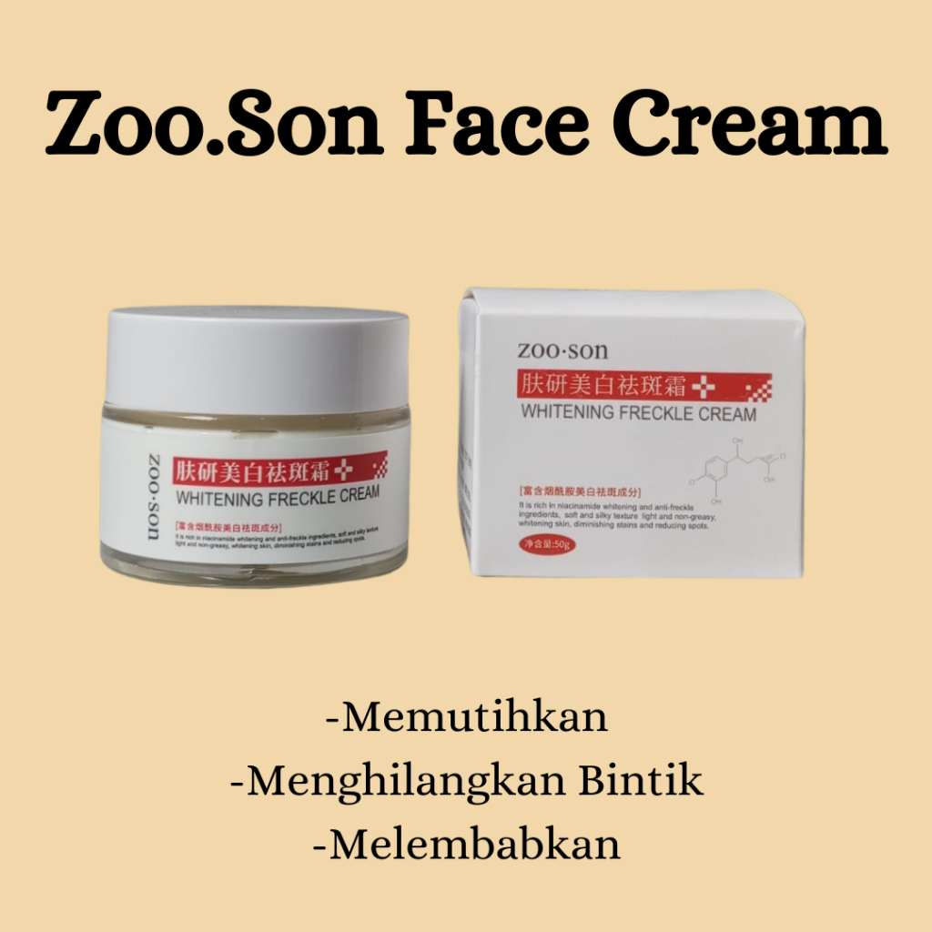 Jual ZOO.SON Whitening Freckle Cream Perbaikan Kulit Anti-Penuaan Asam ...