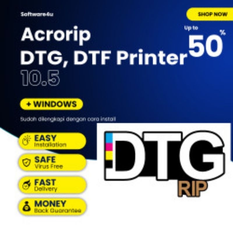 Jual Software AcroRIP V 10.5 Untuk DTF/DTG/DTF UV + Keygen | Shopee ...
