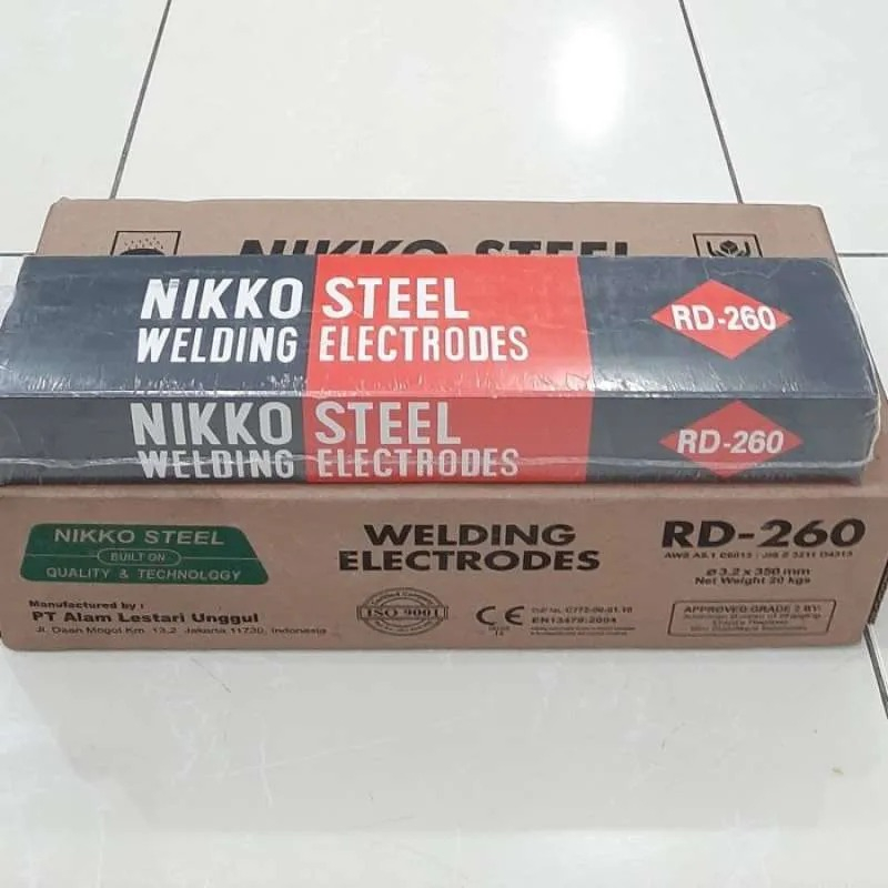 Jual Kawat Las Nikko RD260 3.2mm (5KG) / RD 260 3.2 MM STEEL | Shopee ...