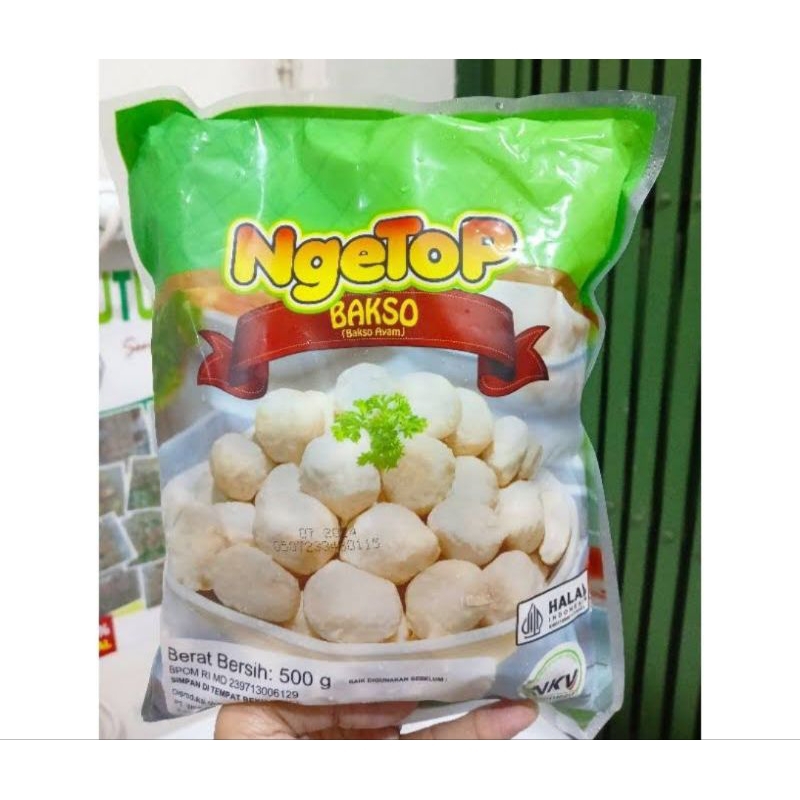 Jual Bakso Ngetop Ayam Kecil 500gr Shopee Indonesia