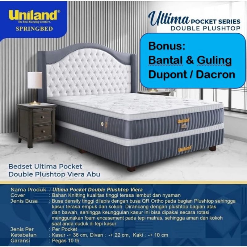 Jual SPRING BED ULTIMA MINIMALIS SPRING BED TERBARU SPRING BED UNILAND