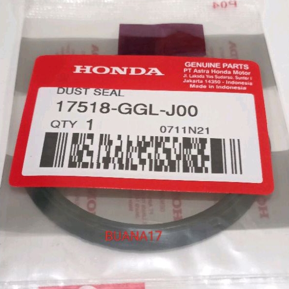 Jual 17518-GGL-J00 SEAL DUST SEAL FUEL PUMP BEAT FI BEAT POP BEAT ...