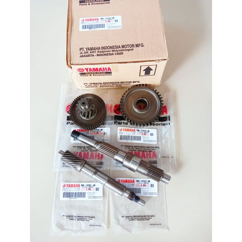 Jual GIGI RASIO SET B65( ISI 4 PCS)YAMAHA AEROX 155 OLD/NEW | Shopee ...