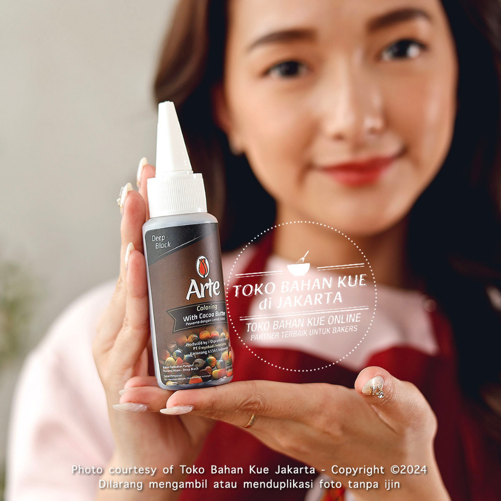 Jual Tulip ARTE DEEP BLACK Chocolate Coloring Cocoa Butter Pewarna