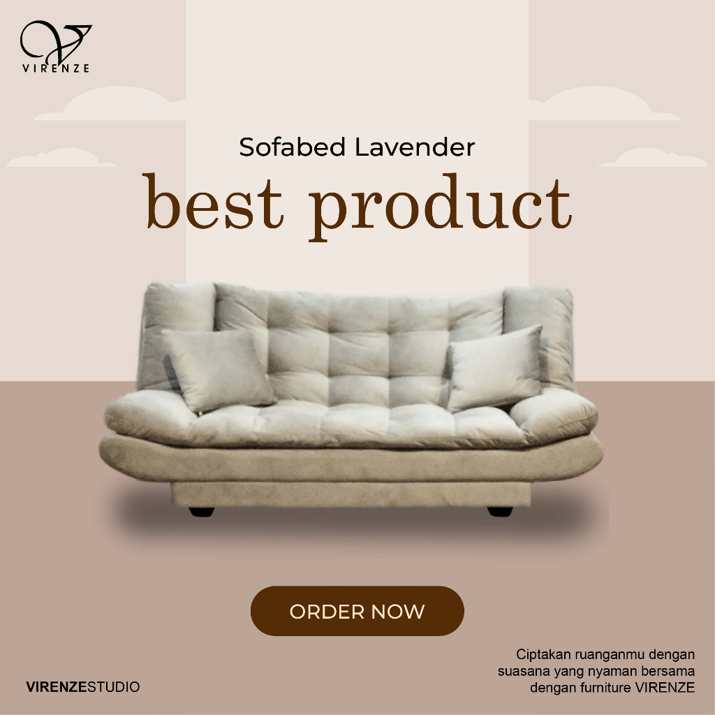 Jual Sofabed Sofa Bed Sofa Lipat Lavender Sofa Virenze Jateng Semarang