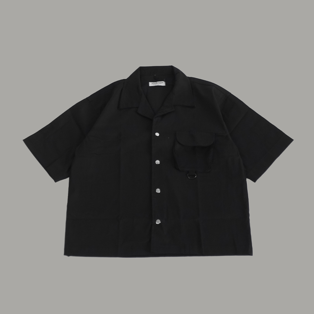 Jual Black Boxy Shirt - By onlyifyouknow | Shopee Indonesia