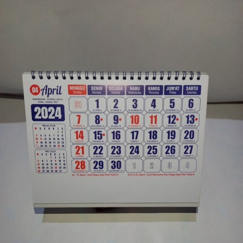 Jual Kalender Meja Kerja 2024 Shopee Indonesia 