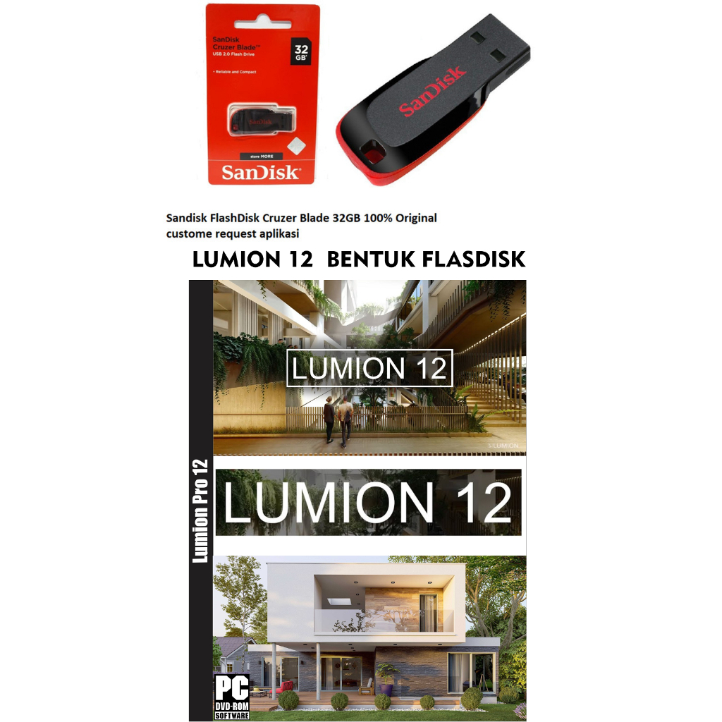 Jual Lumion 12 bentuk flashdisk 32 gb | Shopee Indonesia