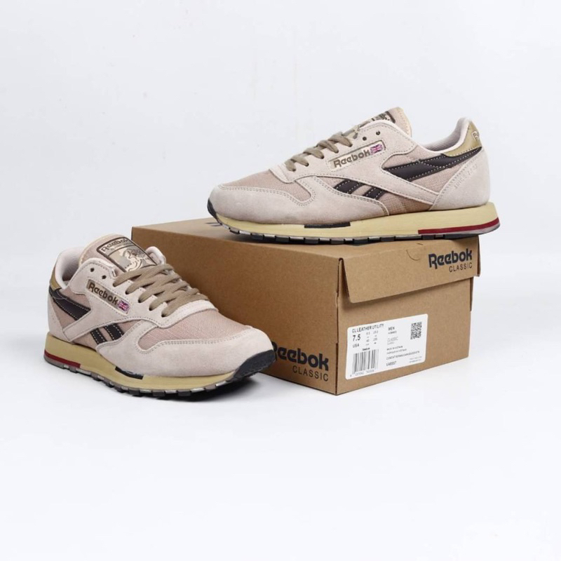 Jual Reebok Classic Utility Leather Brown | Shopee Indonesia