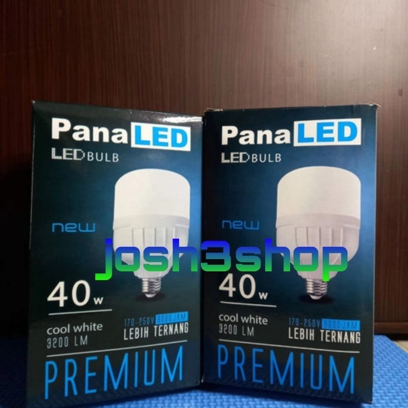 Jual Lampu Led Bulb Murah Panaled By Luby Watt Cahaya Putih Shopee