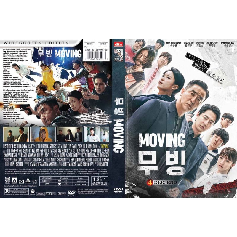 Jual Kaset Film Seri Korea Moving 2023 4 Disc End Shopee Indonesia 