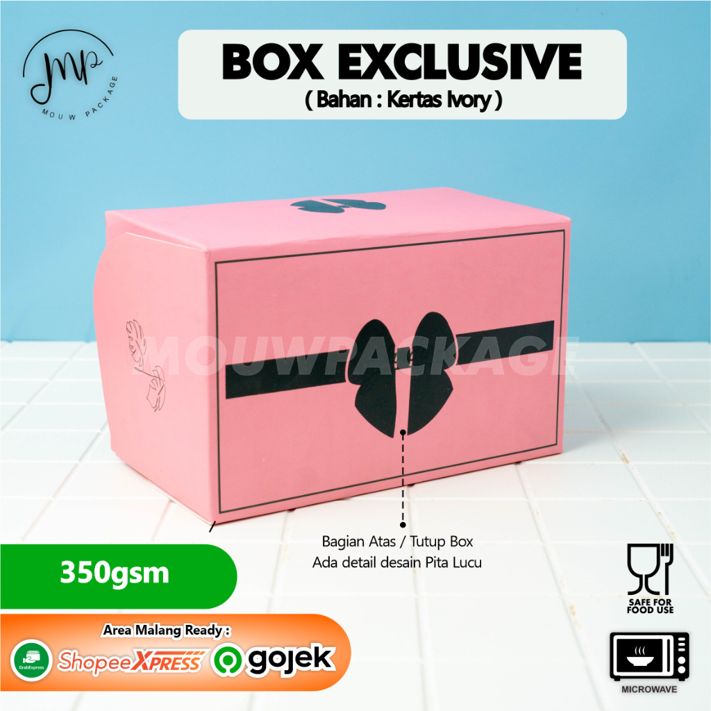 Jual BOX VALENTINE EDITION IVORY 350GSM / BOX CAKE KUE COOKIES HAMPERS ...
