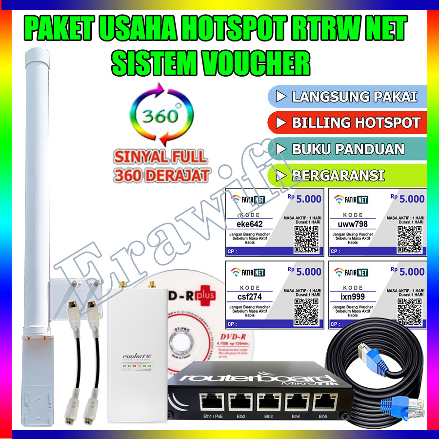 Jual Paket Usaha Wifi Hotspot RT RW Net 3 Km 360 Derajat | Shopee Indonesia