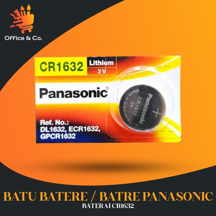 Jual Baterai Battery Batre Panasonic CR 1632 CR1632 - CR2025 | Shopee ...