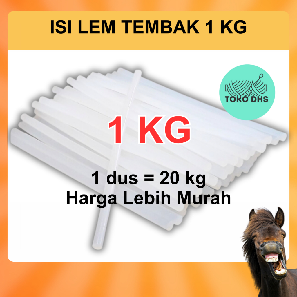 Jual Kg Isi Lem Tembak Kiloan Lem Bakar Kiloan Glue Gun Refill