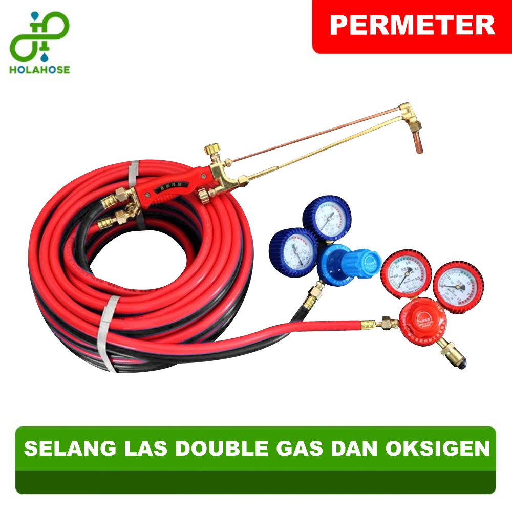 Jual SELANG LAS BLENDER METERAN / SELANG LAS DOUBLE PER METER / LAS LPG