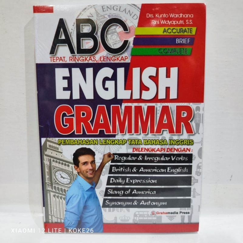 Jual ABC ENGLISH GRAMMAR / Pembahasan Tata Bahasa Inggris : Drs Kunto ...