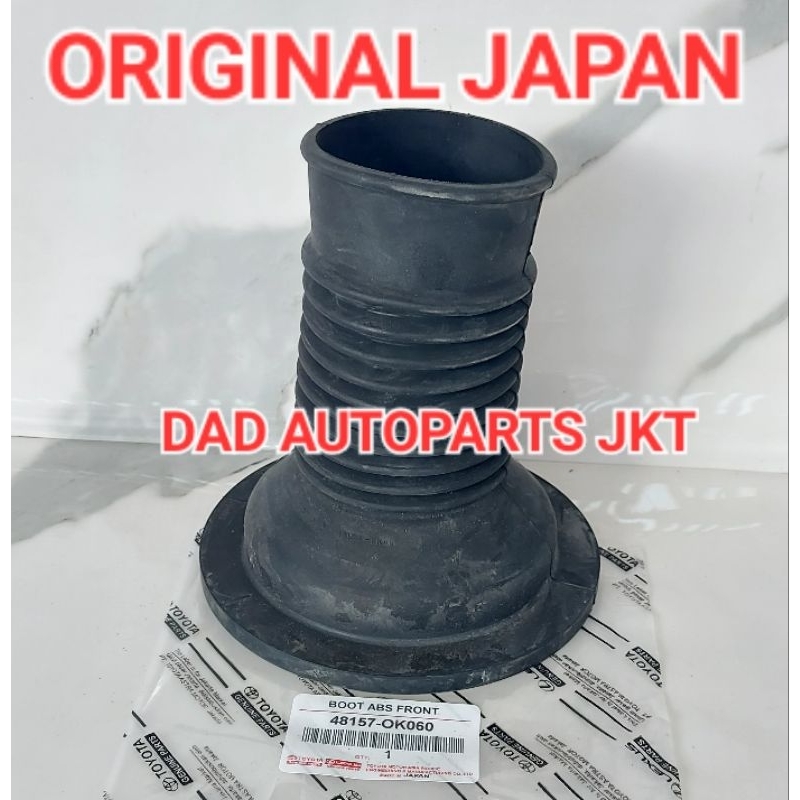 Jual KARET BOOT SHOCK BREAKER DEPAN INNOVA BENSIN-DIESEL ORIGINAL JAPAN ...