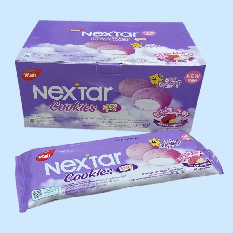 Jual Nabati Nextar Cookies Korean Goguma Biskuit Gr Pcs Box Shopee Indonesia