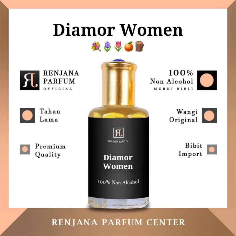 Jual Parfum Minyak Wangi DIAMOR WOMEN - Non Alkohol | Shopee Indonesia