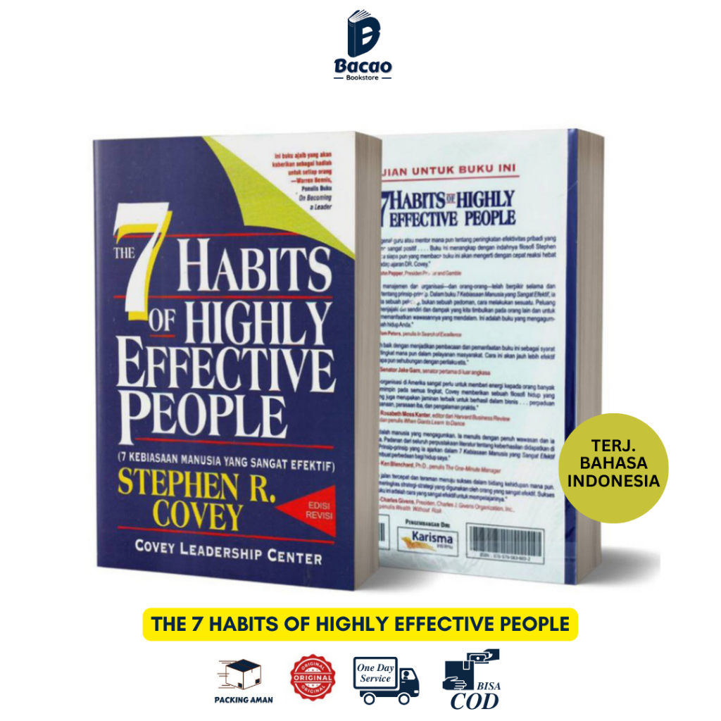 Jual Buku The 7 Habits Of Highly Effective People 7 Kebiasaan Manusia ...