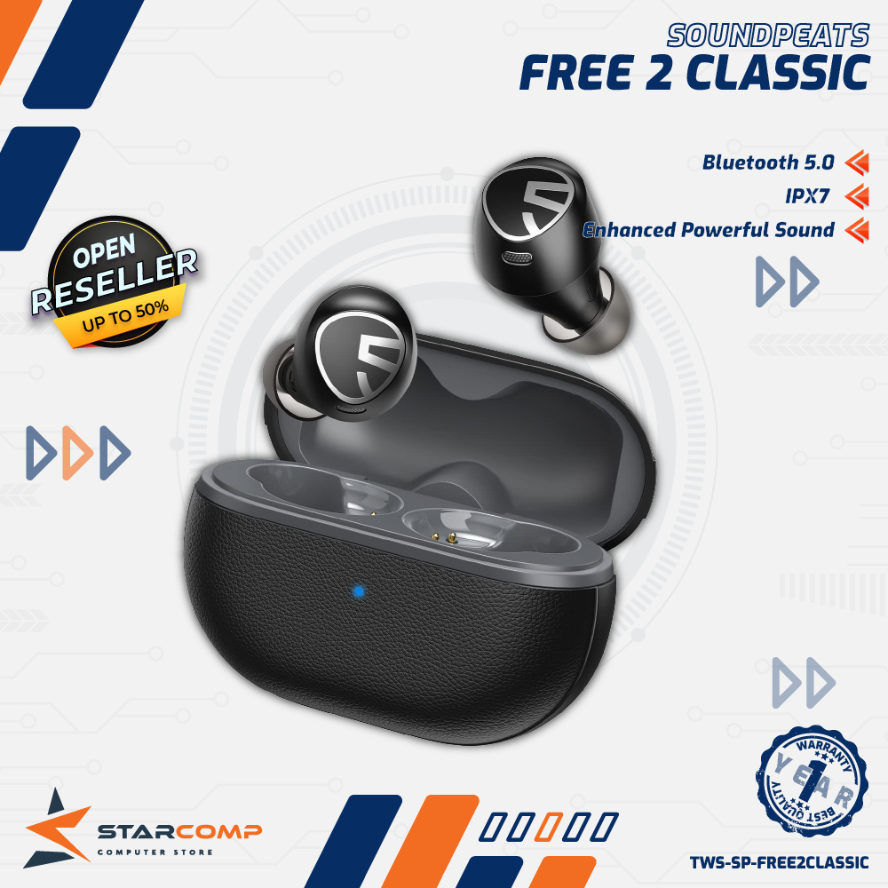 Jual SoundPEATS Free 2 Classic True Wireless Earbuds TWS Bluetooth V5.1