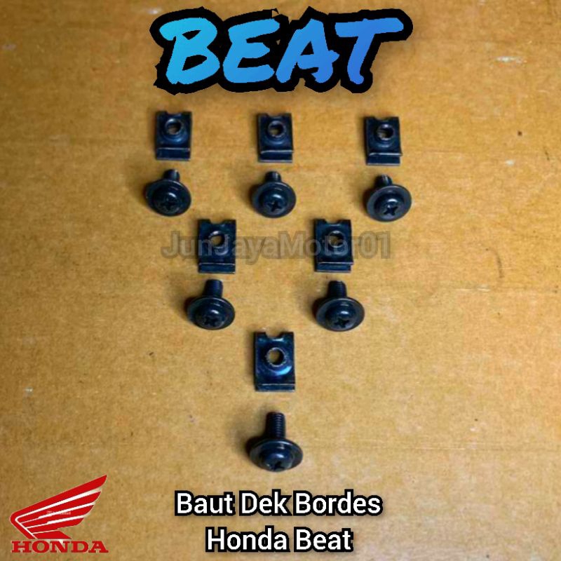 Jual Baut Set Dek Bawah Honda Beat Karbu Baut Bordes Pijakan Kaki Beat Karbu Shopee Indonesia