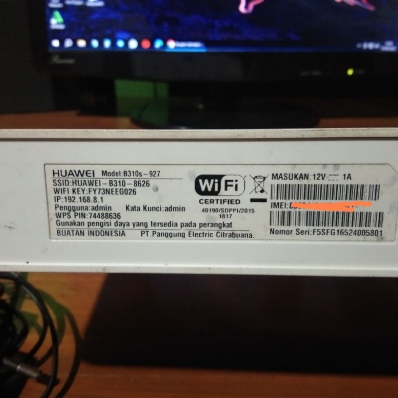 Jual USB TO LAN RJ45 TOTOLINK 2.0. Modem Huawei B310s-927 Sudah Unlock ...