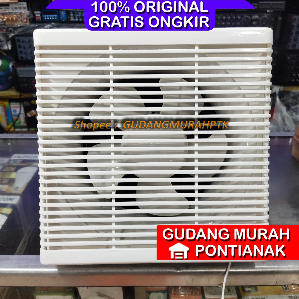 Jual Kipas Ventilasi Sirkulasi Udara Sekai Wef Wall Exhaust Hexos Heksos Fan Dinding