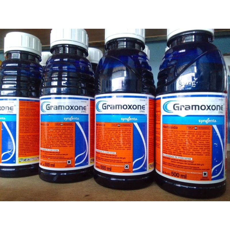 Jual Herbisida Gramaxone 276 Sl 500 Ml Pembasmi Rumput Gulma Shopee