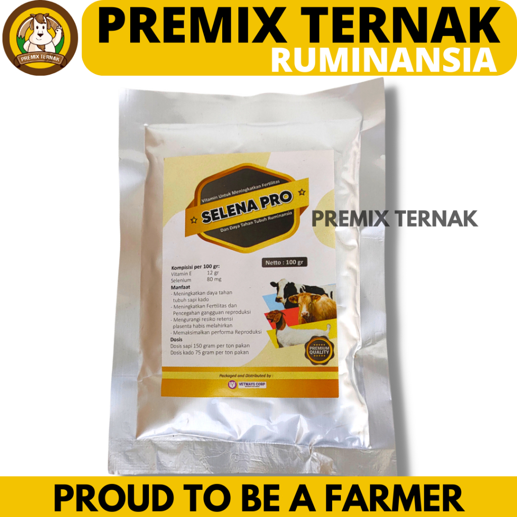 Jual SELENA PRO 100 gr Vitamin E Selenium Suplemen Meningkatkan