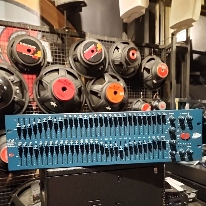 Egaliseur BSS Audio Opal FCS 966, Révisé, Entrées XLR Et Jack, 2 Canaux