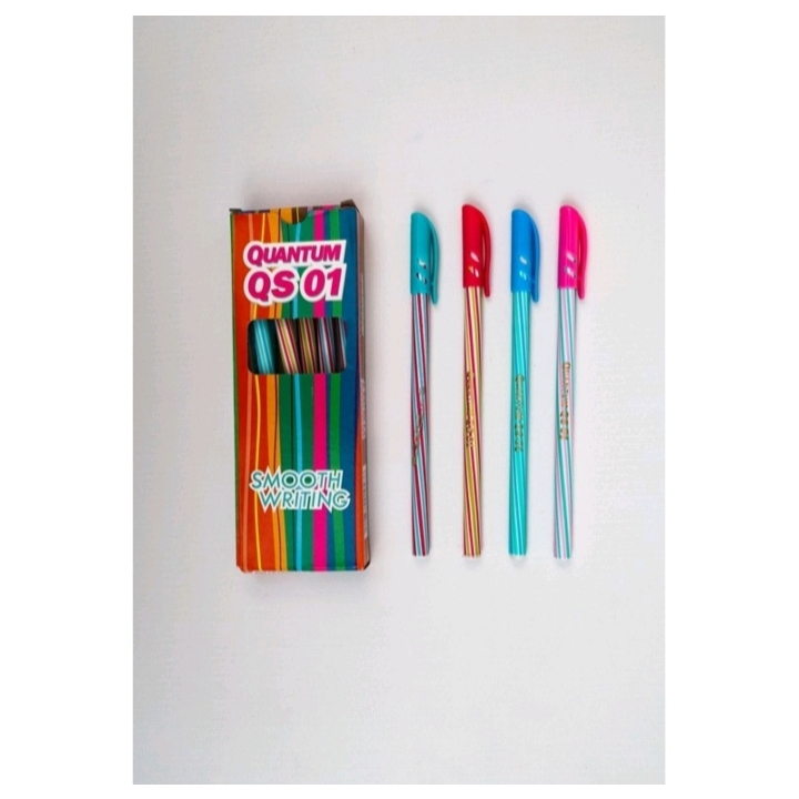 Jual ball pen pulpen pena quantum spiral balpoin lancip bolpen balpoint