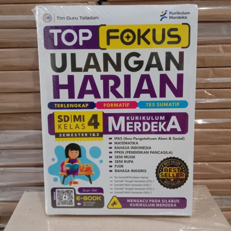 Jual Buku Soal Ulangan Sd Top Fokus Ulangan Harian Sd Mi Kelas 1 6