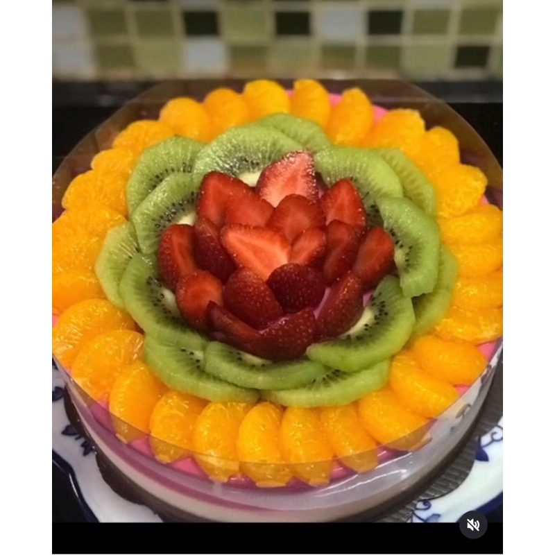 Jual Puding Hampers Buah segar ( 3 lapisan Puding, coklat, Pink, vanila