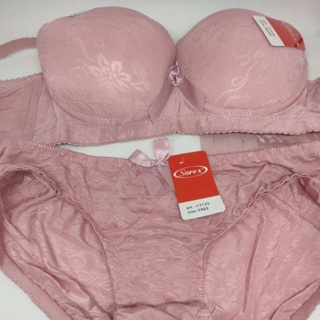 Sorex Bra Set (BH+CD) 17125 cup 3/4 setara B, busa sedang , kawat kait 3  (36-42)