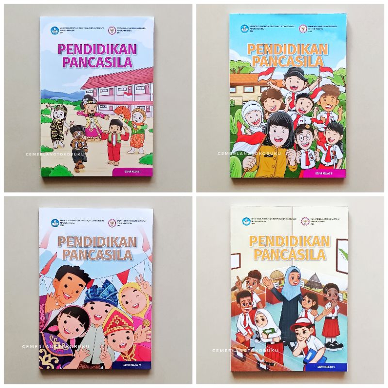 Jual Buku Pendidikan Pancasila Kelas 1 2 4 5 Sd Kurikulum Merdeka Kemendikbud 2023 Shopee