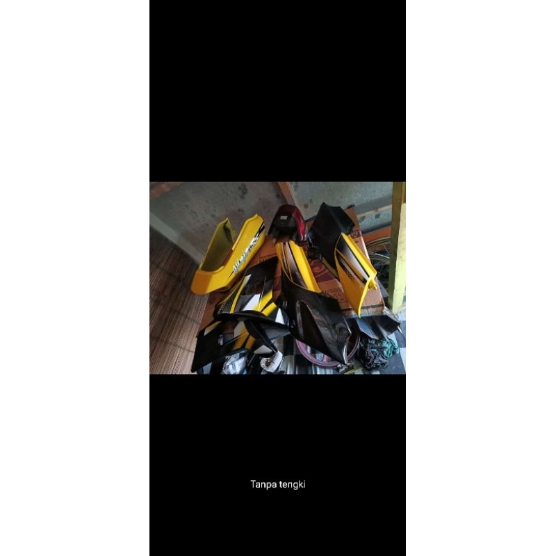 Jual body set ninja R warna kuning Kawasaki | Shopee Indonesia
