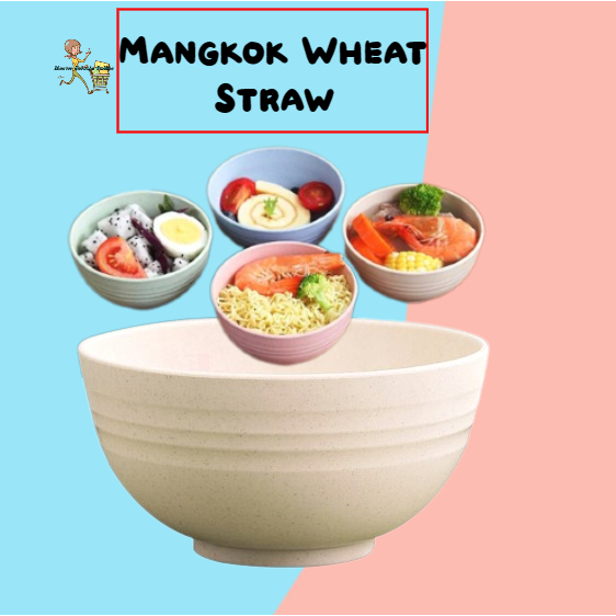 Jual Master Belanja Mangkok Wheat Straw Mangkuk Makan Plastik Bowl