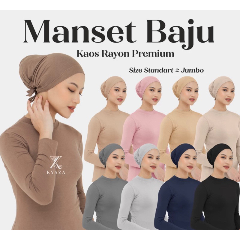 Jual Manset baju premium/manset baju katun rayon/manset kaos rayon ...