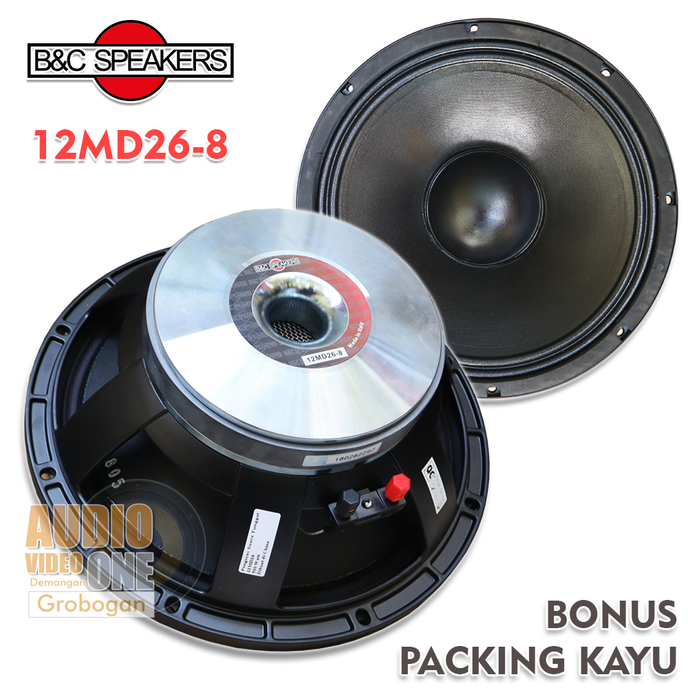 Jual Speaker B&C 12MD26 Grade A Daun Coating Spiker BNC 12 Inch Bonus ...