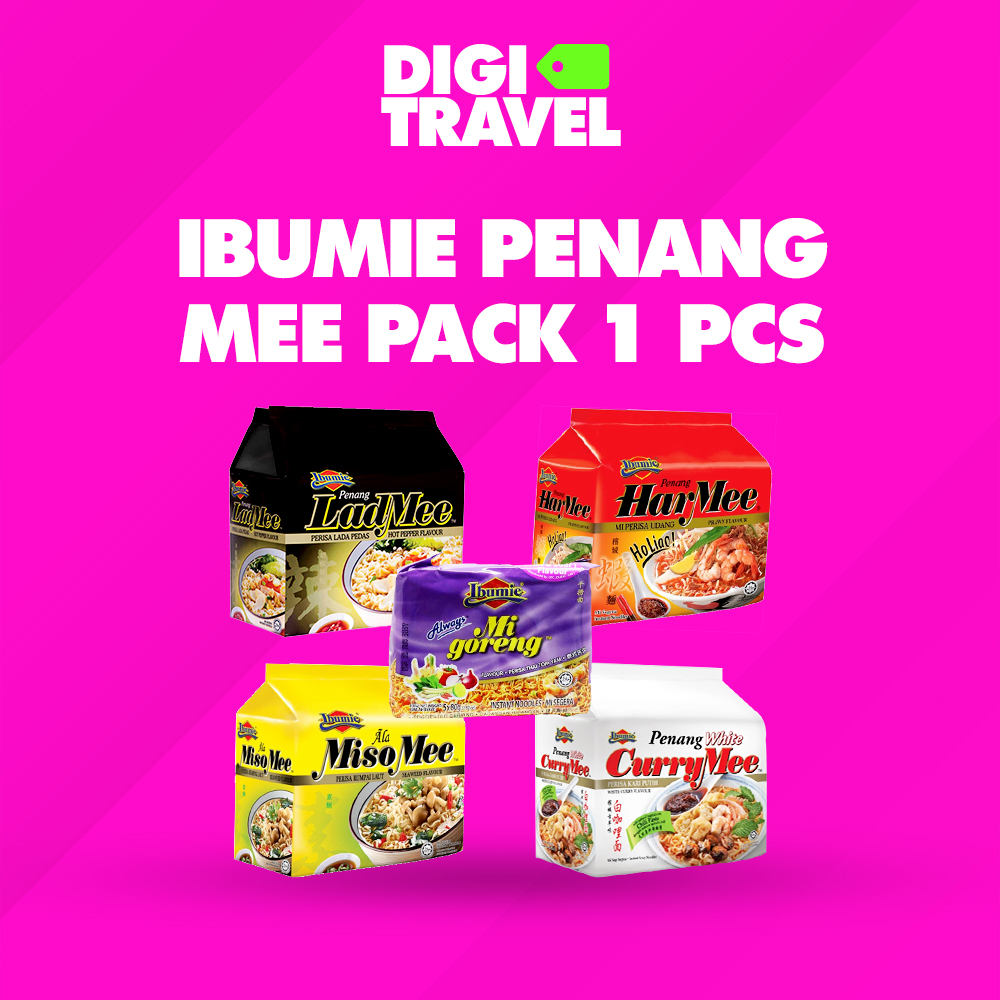 Jual Mie Instan | Ibumie Penang Mee 1 Pack | Mie Instant Malaysia