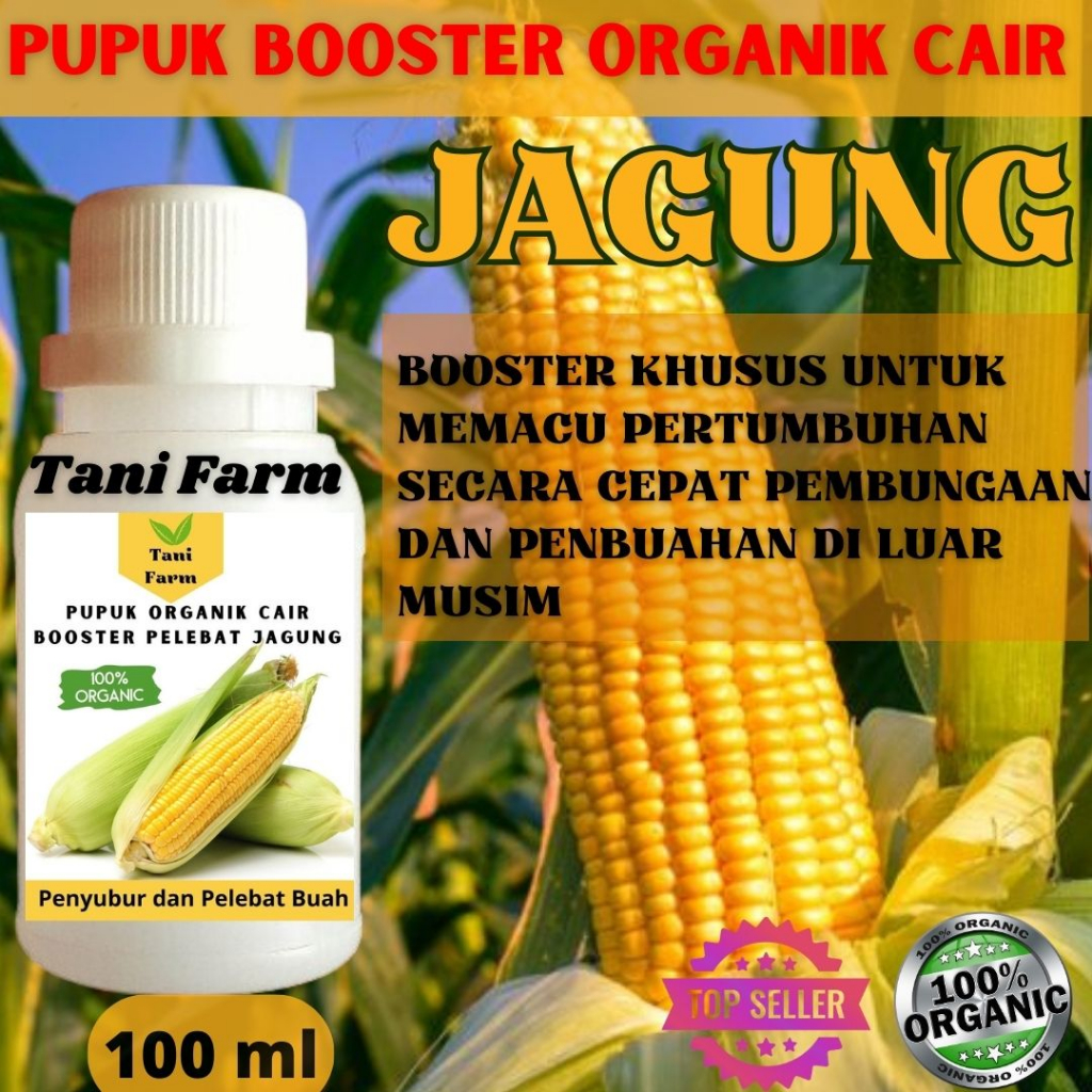 Jual Pupuk Booster Buah Jagung Pelebat Buah Dan Anti Rontok / Pupuk ...